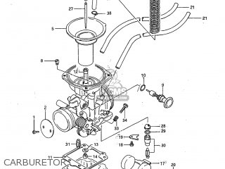 CARBURETOR - SP600 1985 (F) USA (E03)