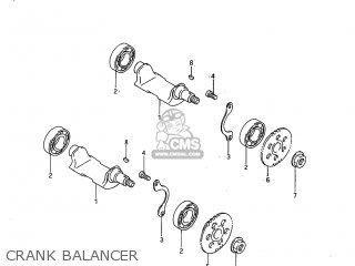 CRANK BALANCER - SP600 1985 (F) USA (E03)