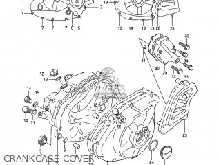 CRANKCASE COVER - SP600 1985 (F) USA (E03)