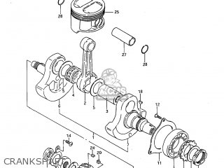CRANKSHAFT - SP600 1985 (F) USA (E03)