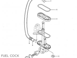 FUEL COCK - SP600 1985 (F) USA (E03)