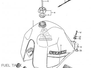 FUEL TANK - SP600 1985 (F) USA (E03)