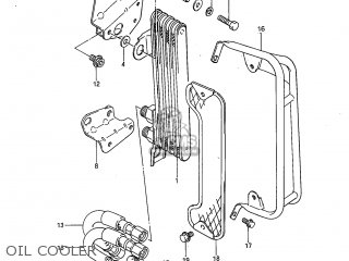 OIL COOLER - SP600 1985 (F) USA (E03)