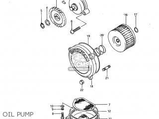 OIL PUMP - SP600 1985 (F) USA (E03)