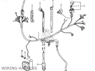 WIRING HARNESS - SP600 1985 (F) USA (E03)