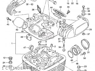 Suzuki ST400V TEMPTER NK43A parts lists and schematics