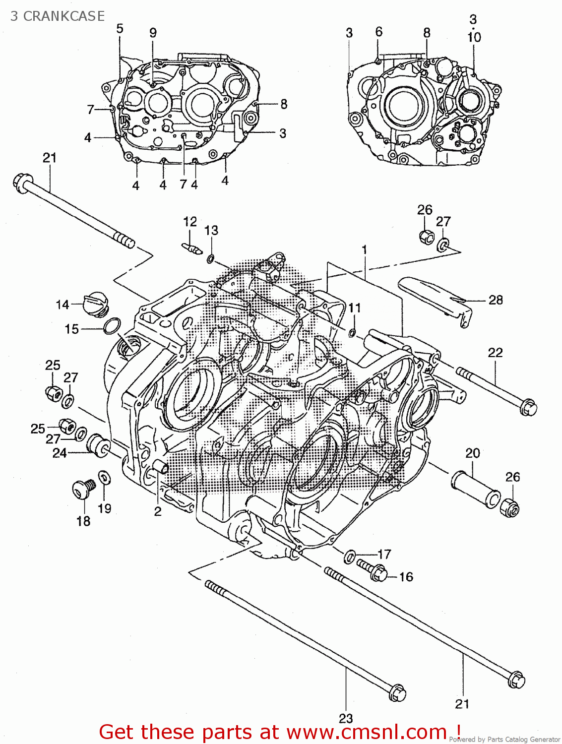 3 CRANKCASE ST400V TEMPTER NK43A