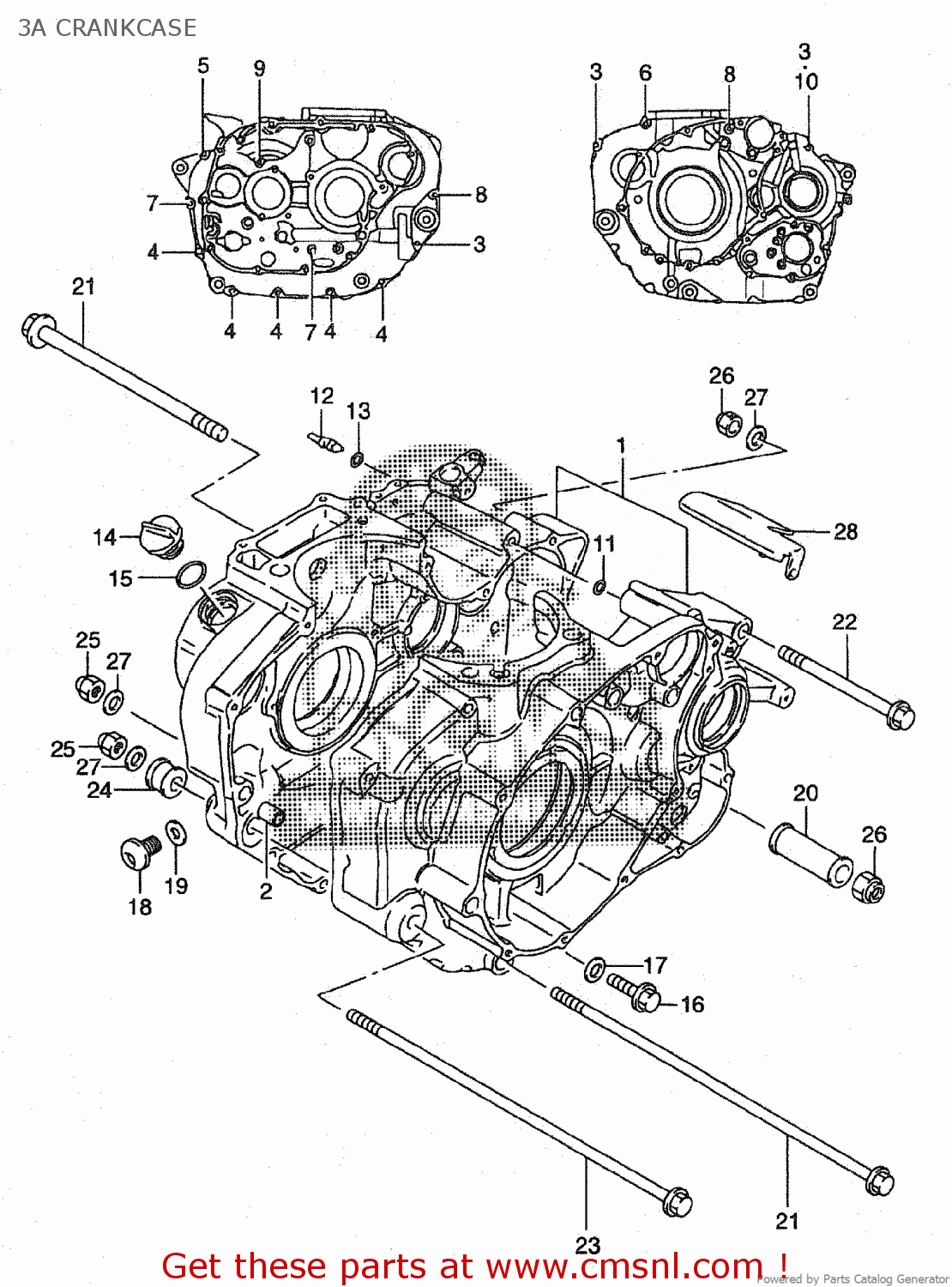 3A CRANKCASE ST400V TEMPTER NK43A