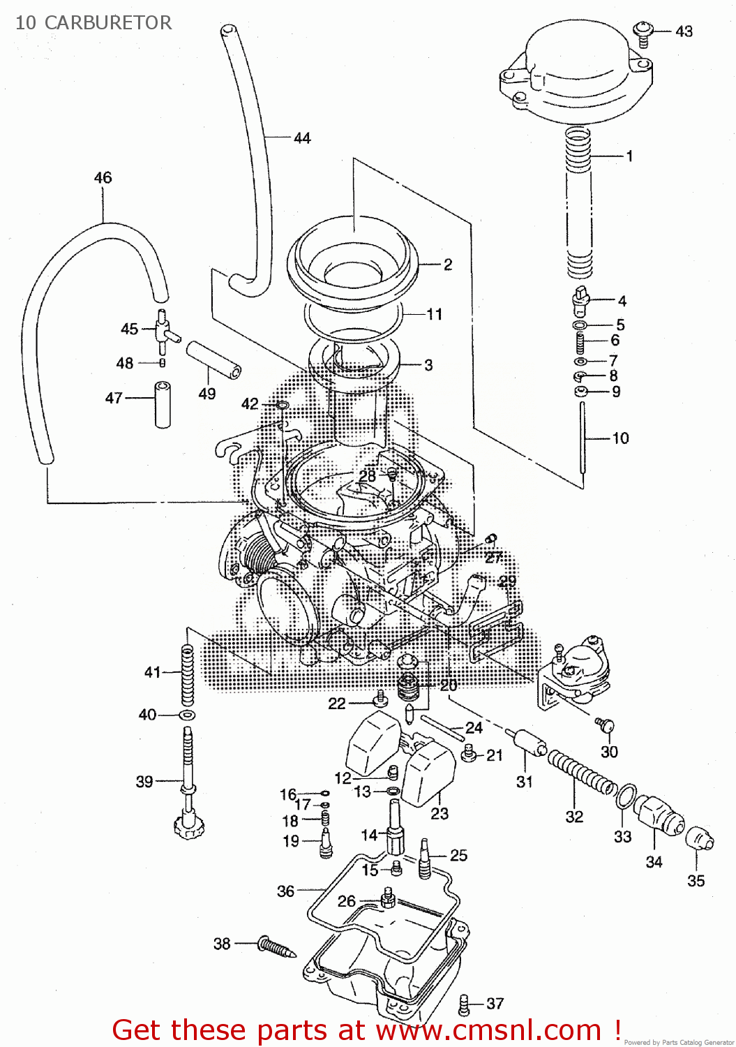 10 CARBURETOR ST400V TEMPTER NK43A