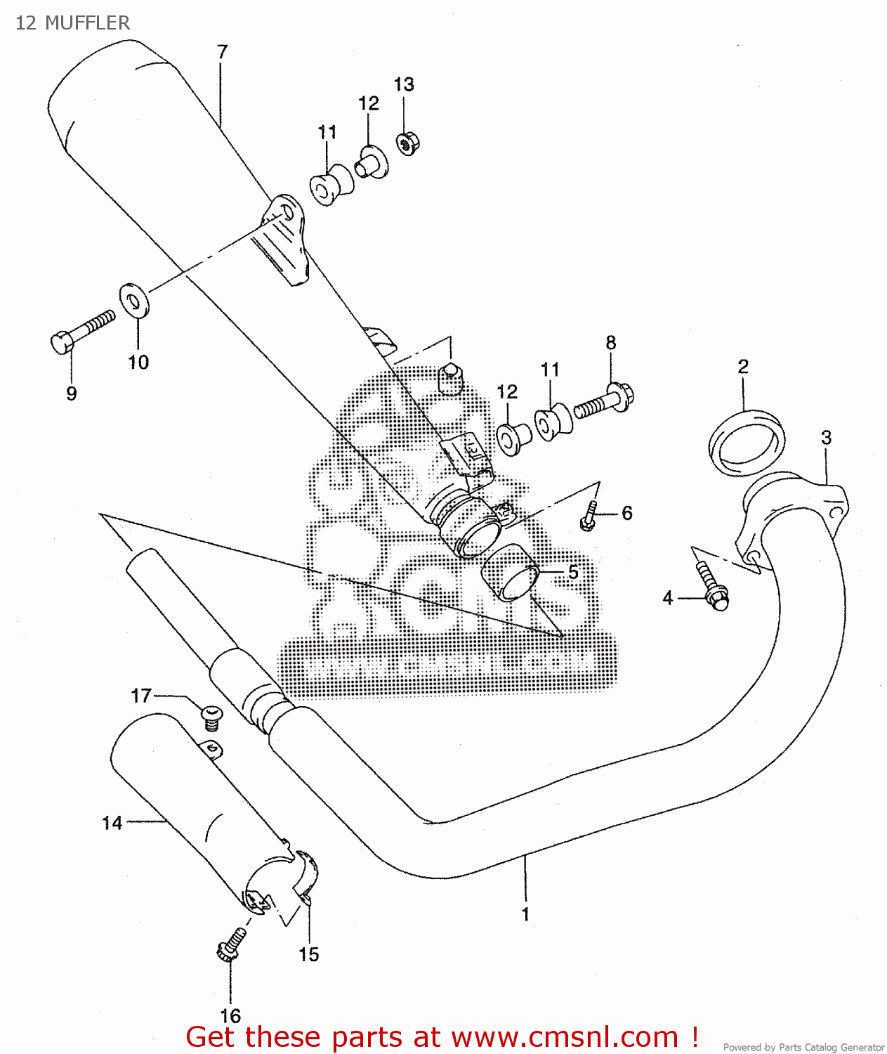 12 MUFFLER ST400V TEMPTER NK43A