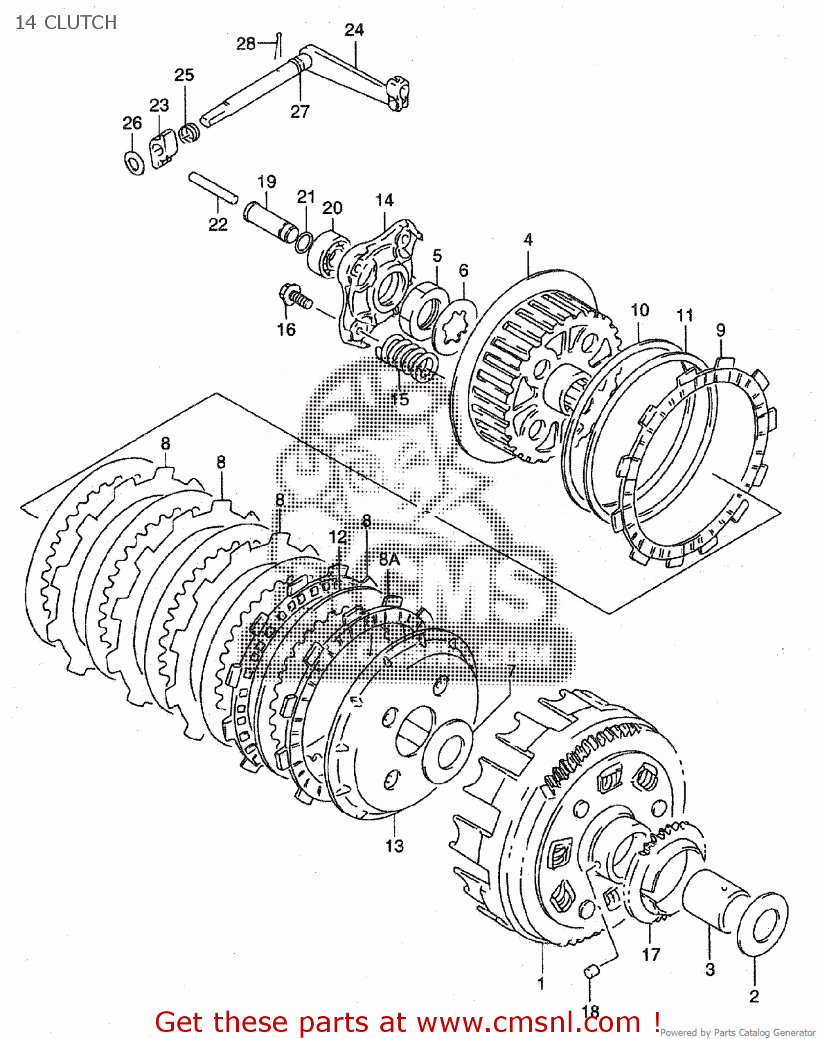 14 CLUTCH ST400V TEMPTER NK43A