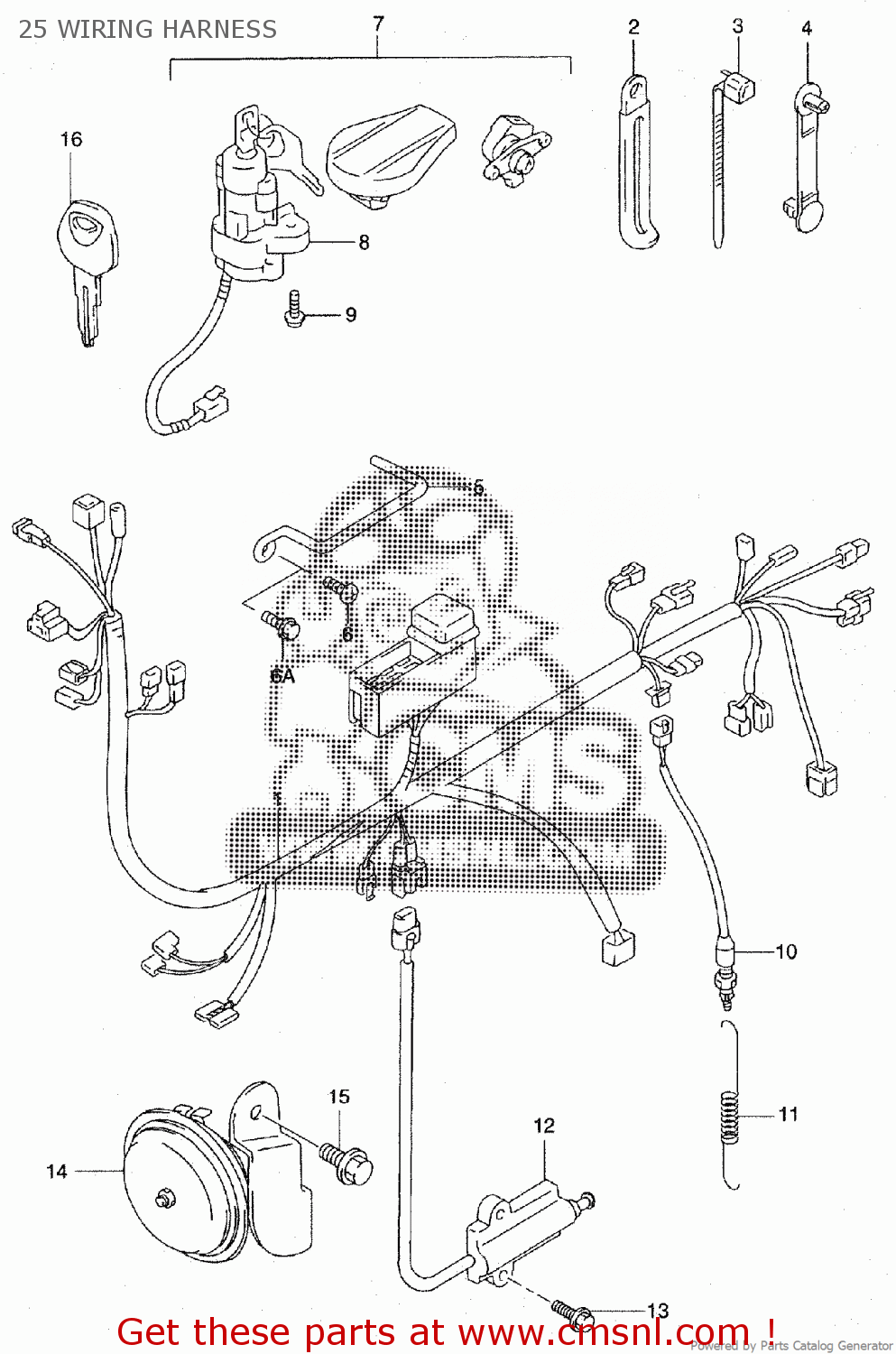 25 WIRING HARNESS ST400V TEMPTER NK43A