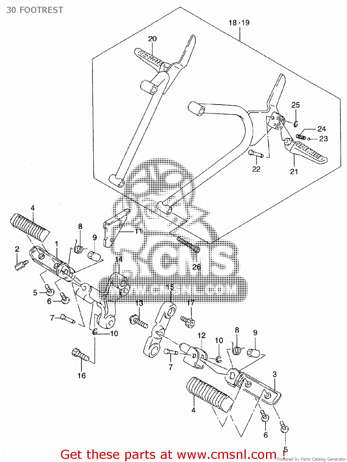 30 FOOTREST ST400V TEMPTER NK43A