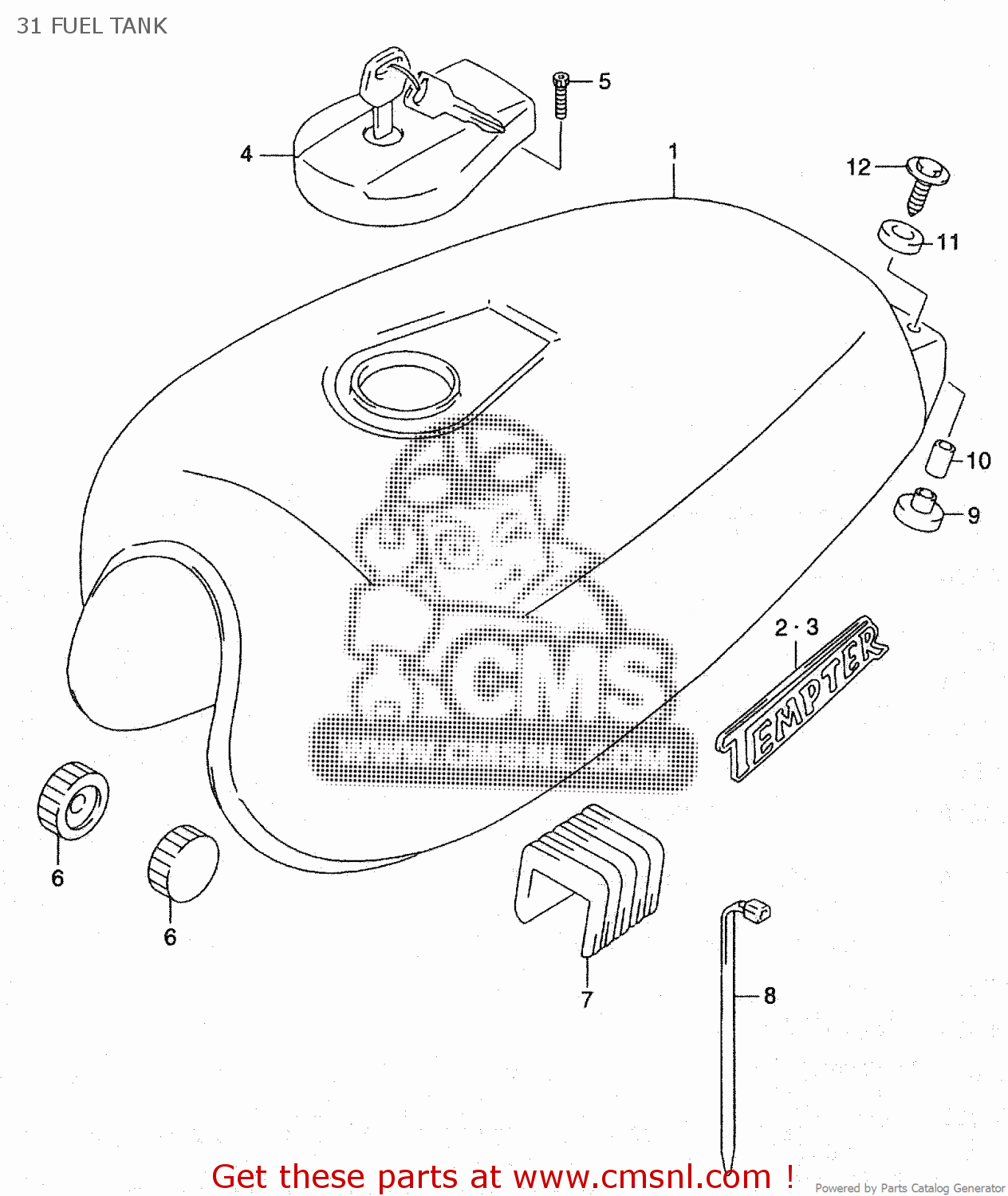 31 FUEL TANK ST400V TEMPTER NK43A