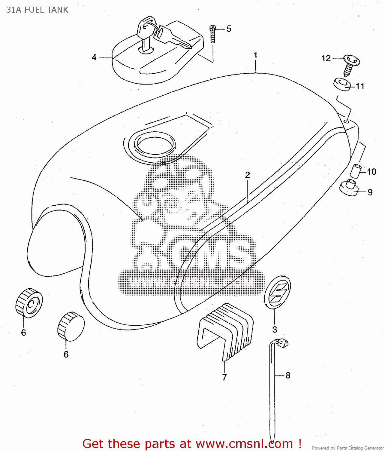 31A FUEL TANK ST400V TEMPTER NK43A