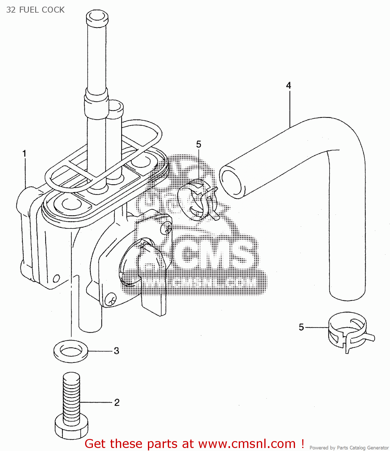 32 FUEL COCK ST400V TEMPTER NK43A