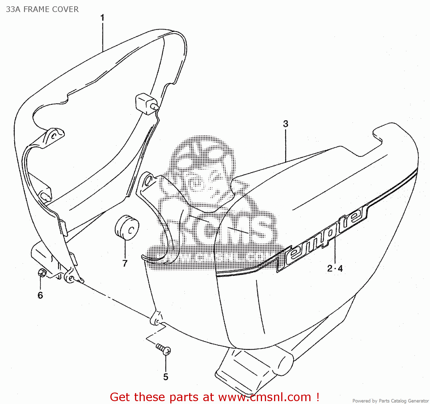 33A FRAME COVER ST400V TEMPTER NK43A