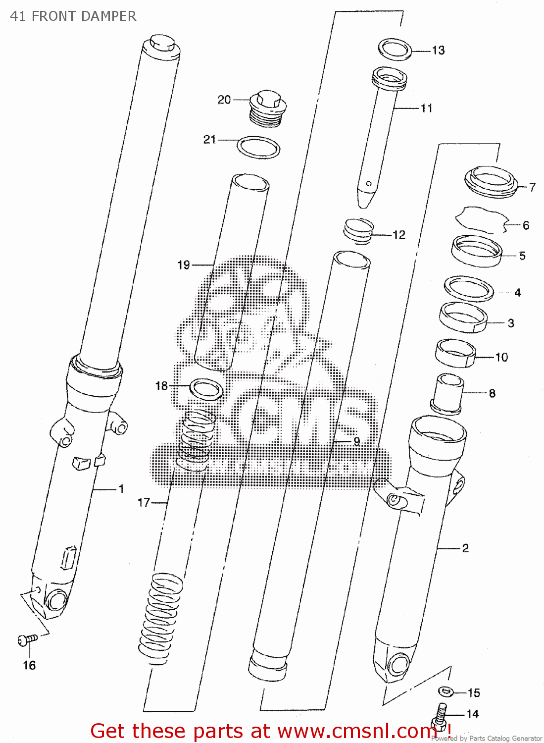 41 FRONT DAMPER ST400V TEMPTER NK43A