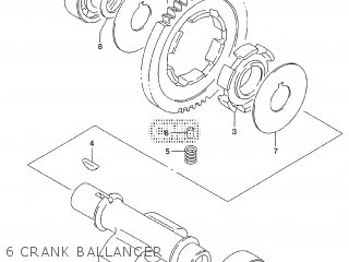 6 CRANK BALLANCER - ST400V TEMPTER NK43A