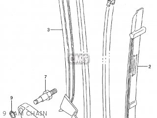 9 CAM CHAIN - ST400V TEMPTER NK43A