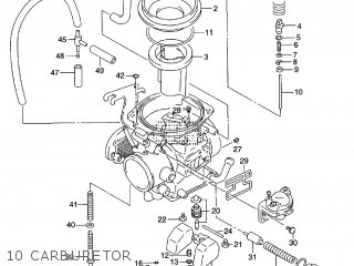 10 CARBURETOR - ST400V TEMPTER NK43A