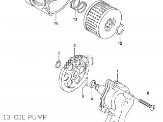 13 OIL PUMP - ST400V TEMPTER NK43A