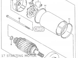 17 STARTING MOTOR - ST400V TEMPTER NK43A