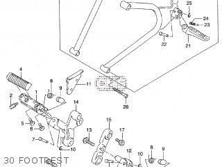 30 FOOTREST - ST400V TEMPTER NK43A
