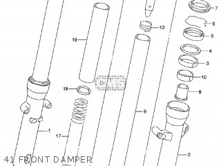 41 FRONT DAMPER - ST400V TEMPTER NK43A