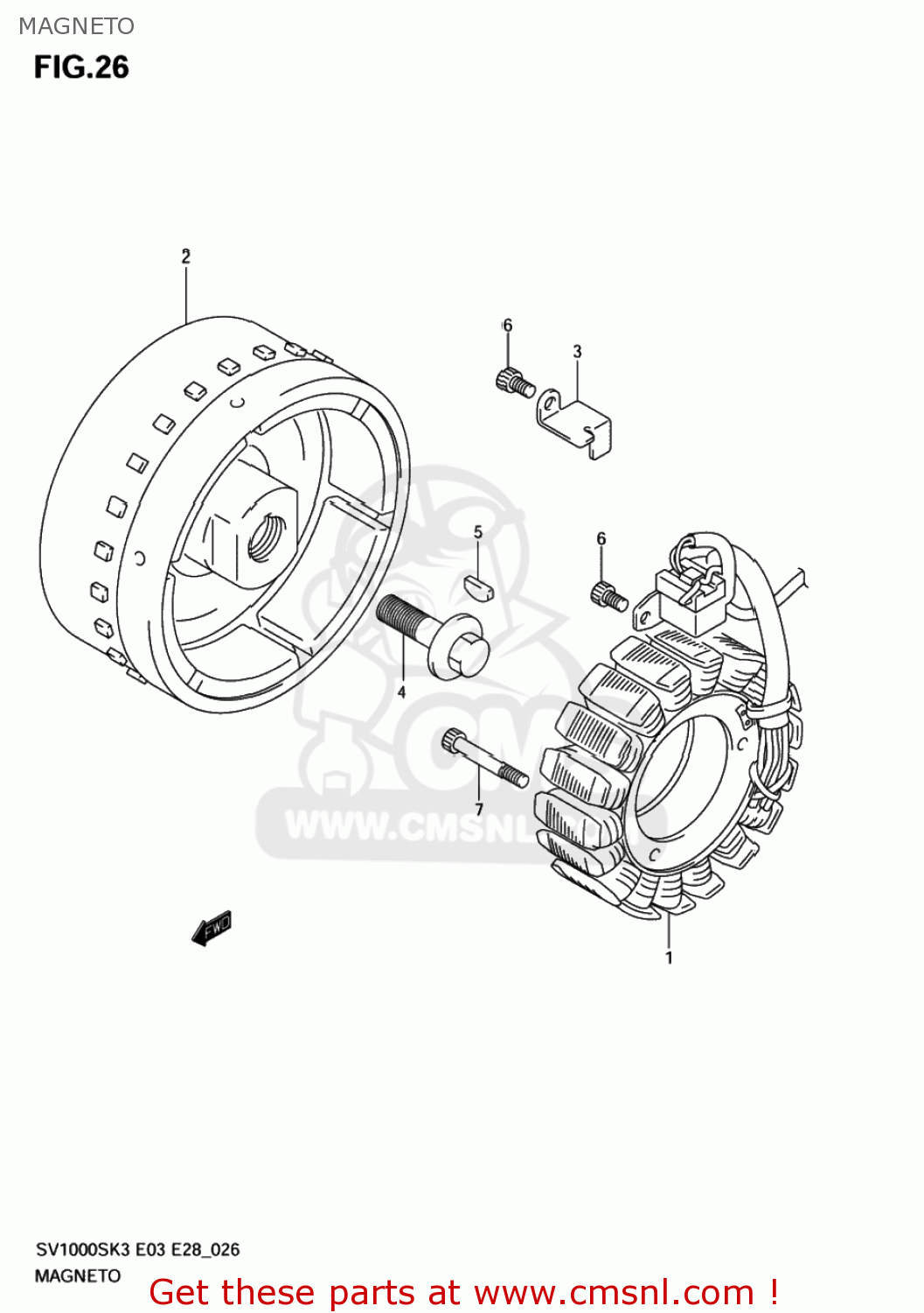 MAGNETO SV1000 2003 (K3) USA (E03)