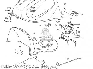 FUEL TANK (MODEL K4) - SV1000 2003 (K3) USA (E03)