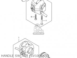 HANDLE SWITCH (SV1000K3) - SV1000 2003 (K3) USA (E03)
