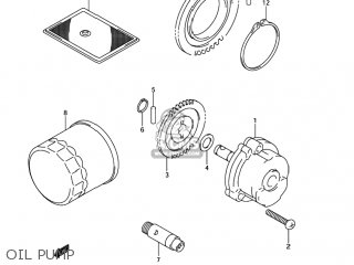 OIL PUMP - SV1000 2003 (K3) USA (E03)