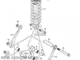 REAR CUSHION LEVER - SV1000 2003 (K3) USA (E03)