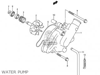 WATER PUMP - SV1000 2003 (K3) USA (E03)