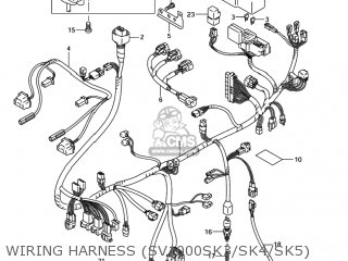WIRING HARNESS (SV1000SK3/SK4/SK5) - SV1000 2003 (K3) USA (E03)