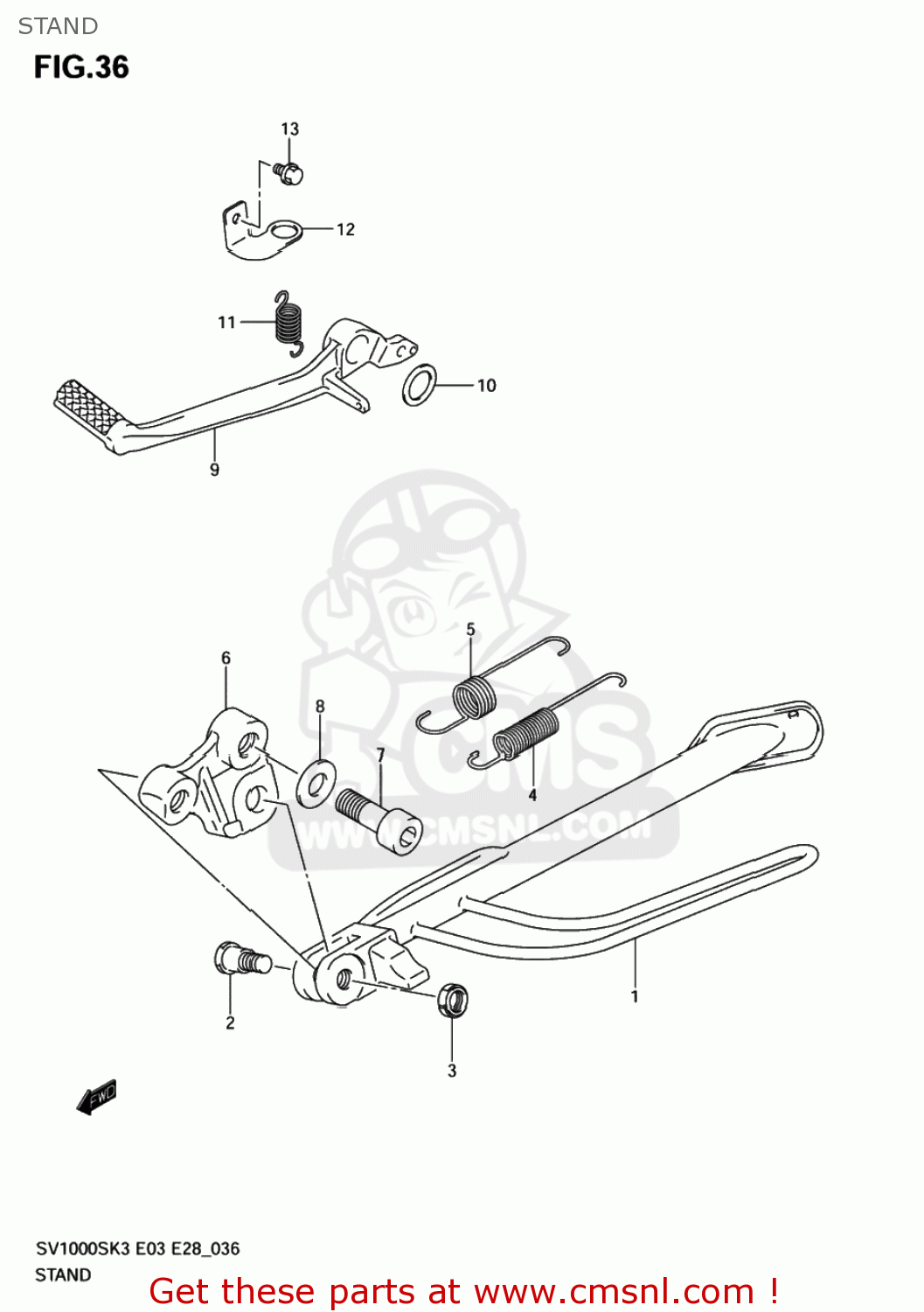STAND SV1000 2004 (K4) USA (E03)