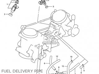 FUEL DELIVERY PIPE - SV1000 2004 (K4) USA (E03)