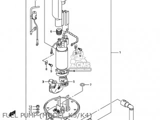 FUEL PUMP (MODEL K3/K4) - SV1000 2004 (K4) USA (E03)