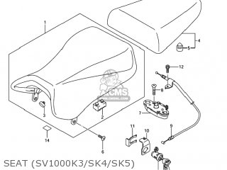 SEAT (SV1000K3/SK4/SK5) - SV1000 2004 (K4) USA (E03)
