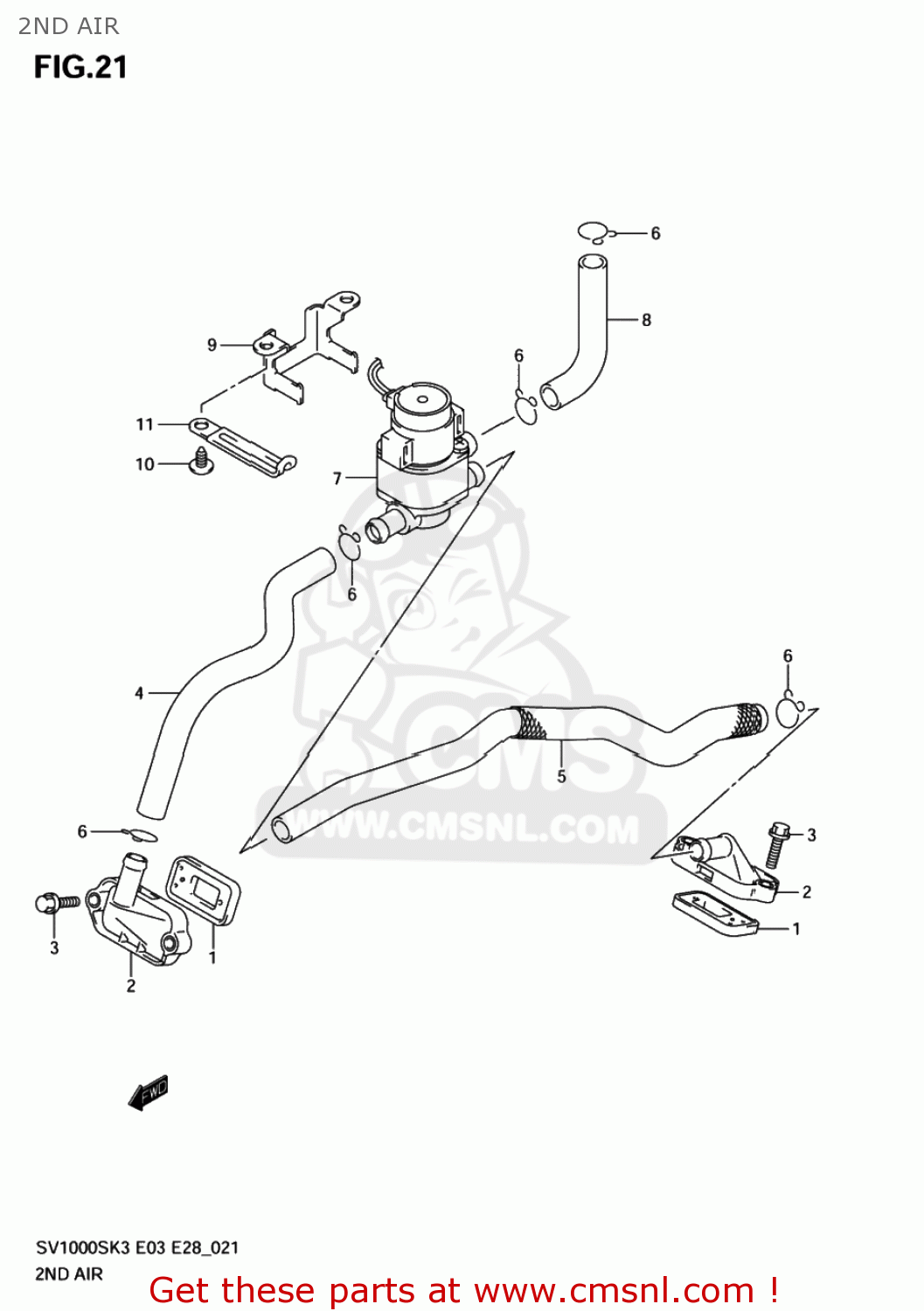 2ND AIR SV1000 2005 (K5) USA (E03)