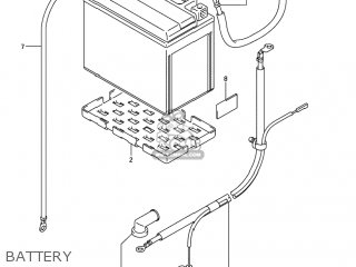 BATTERY - SV1000 2005 (K5) USA (E03)