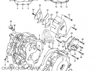 CRANKCASE COVER - SV1000 2005 (K5) USA (E03)