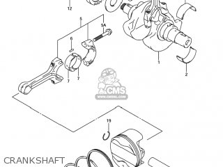 CRANKSHAFT - SV1000 2005 (K5) USA (E03)