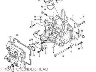 FRONT CYLINDER HEAD - SV1000 2005 (K5) USA (E03)