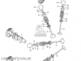 CAMSHAFT/VALVE - SV1000S 2003 (K3) USA (E03)