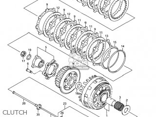 CLUTCH - SV1000S 2003 (K3) USA (E03)