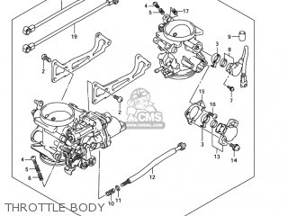 THROTTLE BODY - SV1000S 2003 (K3) USA (E03)