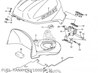 FUEL TANK (SV1000SK3) - SV1000S 2004 (K4) USA (E03)