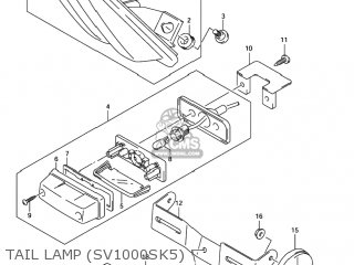 TAIL LAMP (SV1000SK5) - SV1000S 2004 (K4) USA (E03)